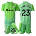 Aston Villa Emiliano Martinez #23 Keeper Bortedraktsett Barn 2025-26 Korte ermer (+ Korte bukser)